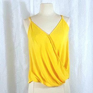 Yellow Spaghetti Strap Top